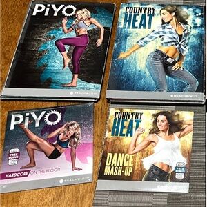 Beachbody PiYo and Country Heat DVD Collection